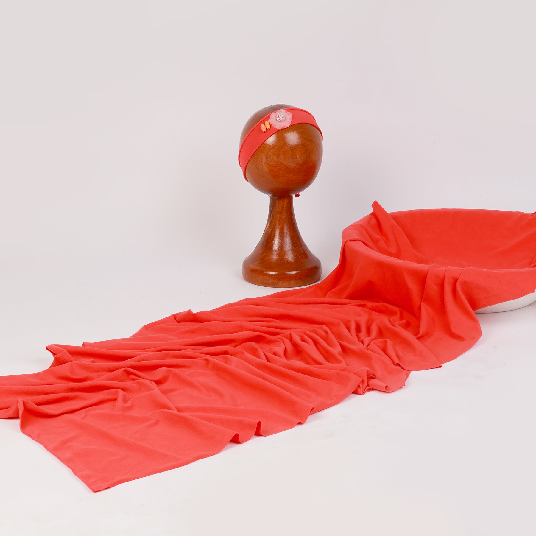 Blossom Baby Wrap Set – Soft Stretch Newborn Photography Prop