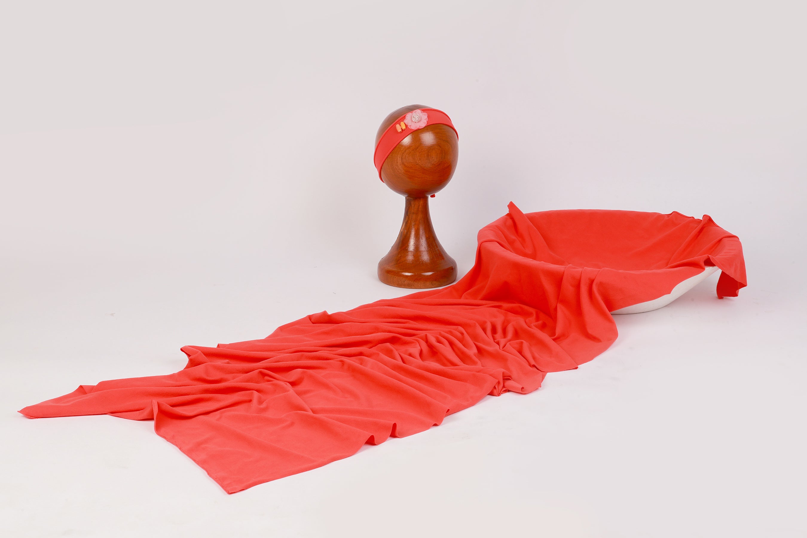 Blossom Baby Wrap Set – Soft Stretch Newborn Photography Prop