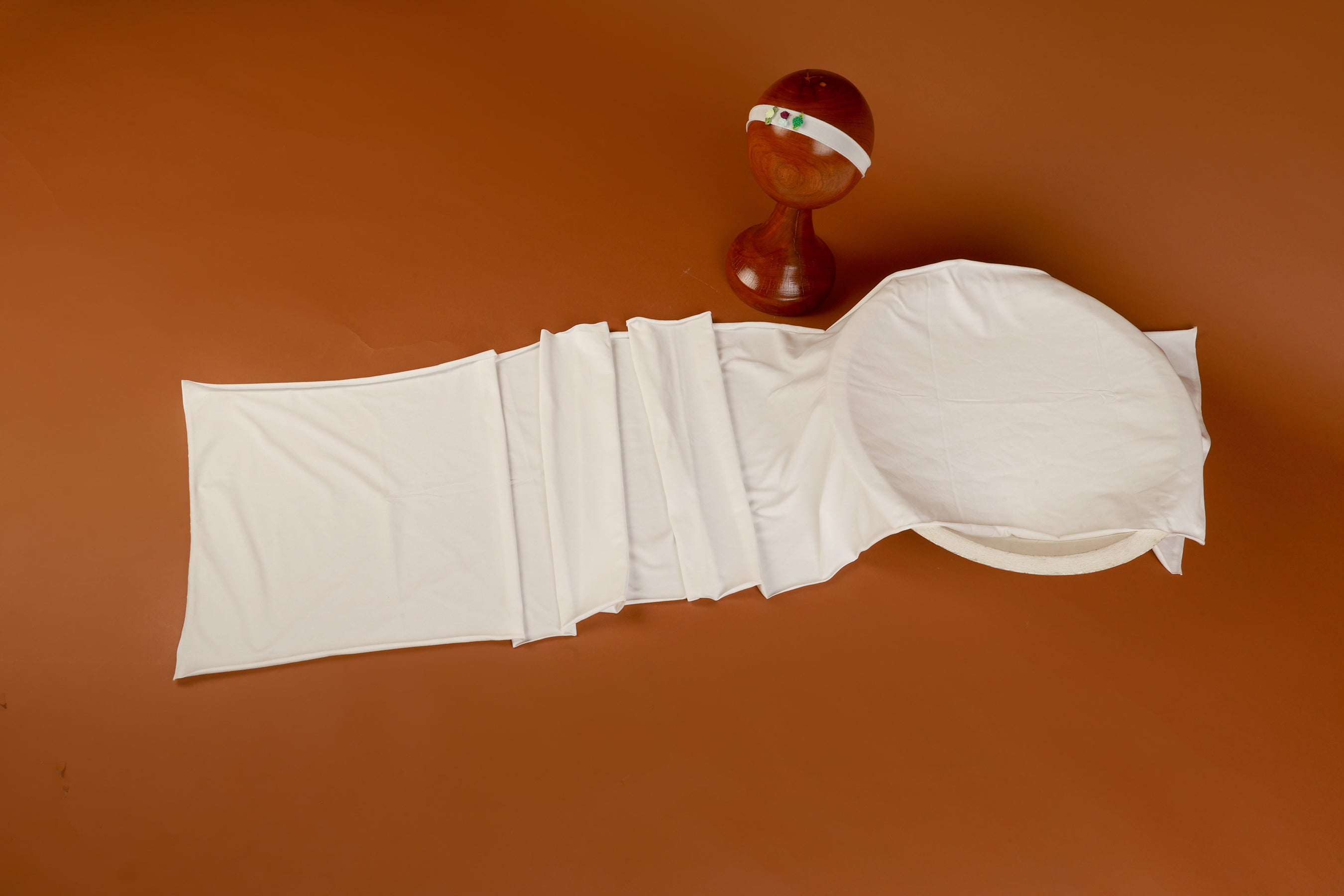 Blossom Baby Wrap Set – Soft Stretch Newborn Photography Prop