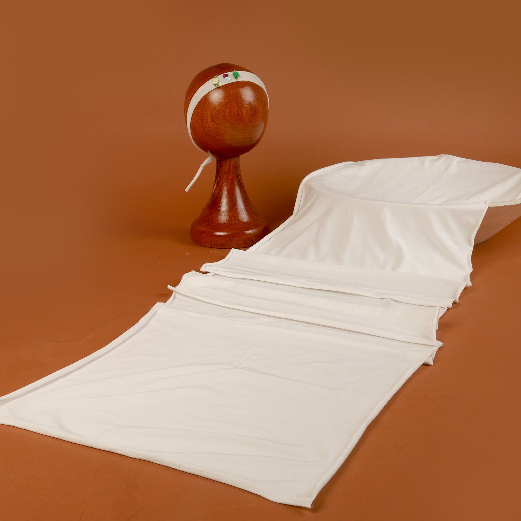 Blossom Baby Wrap Set – Soft Stretch Newborn Photography Prop