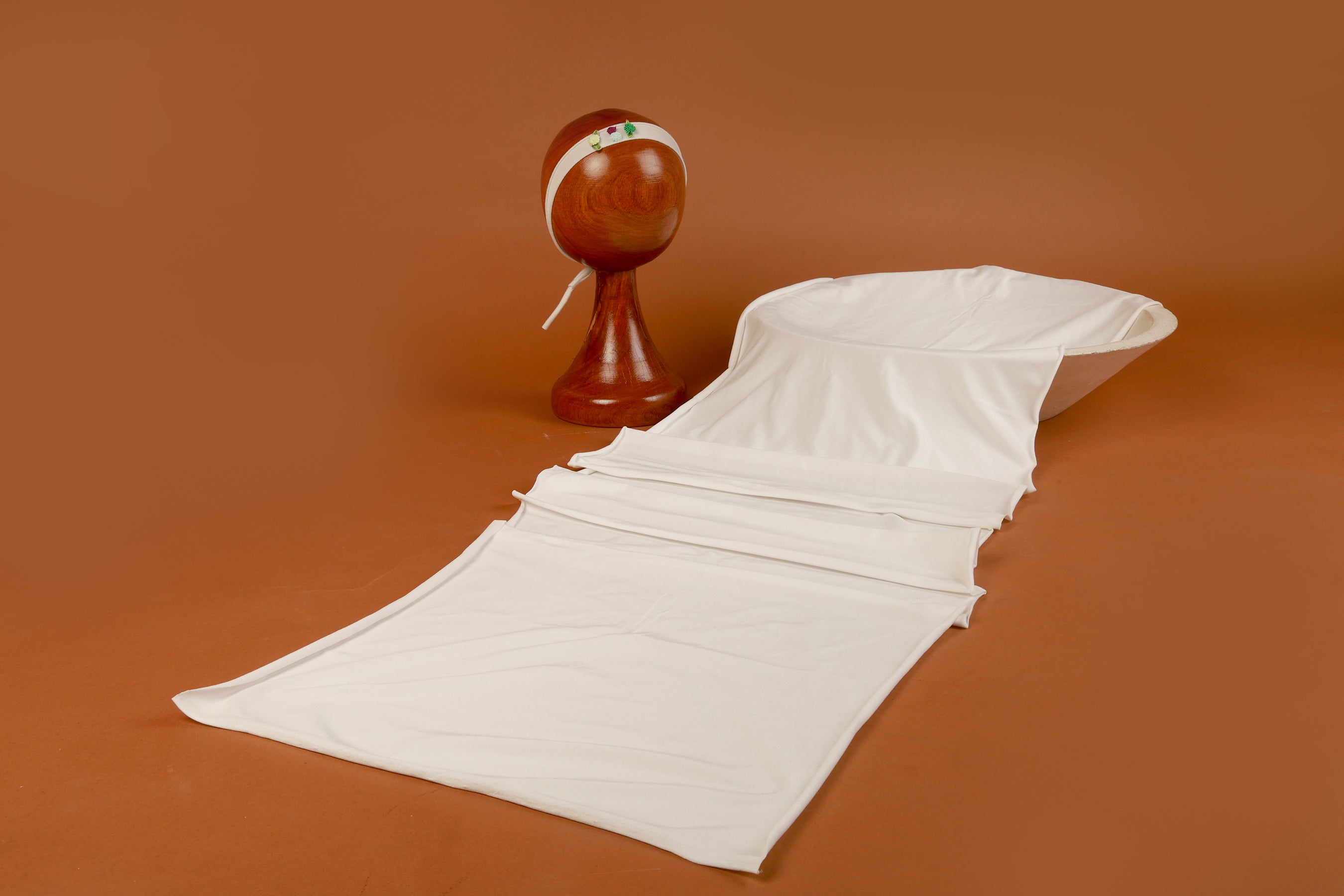 Blossom Baby Wrap Set – Soft Stretch Newborn Photography Prop