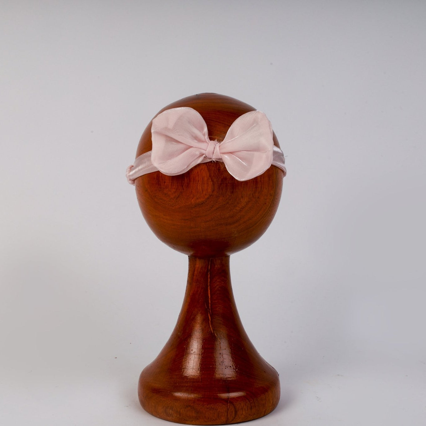 Baby Girl Photoshoot Dresses - Pink Satin Bow Romper with Headband - Tiny Prop Store