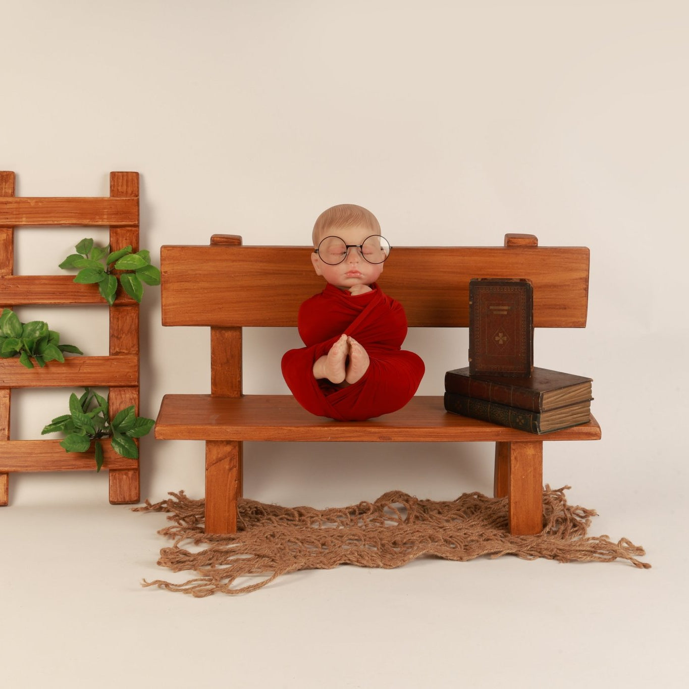 Baby Photography Bench & Ladder Prop – Infant Photo Prop - Tiny Prop Store