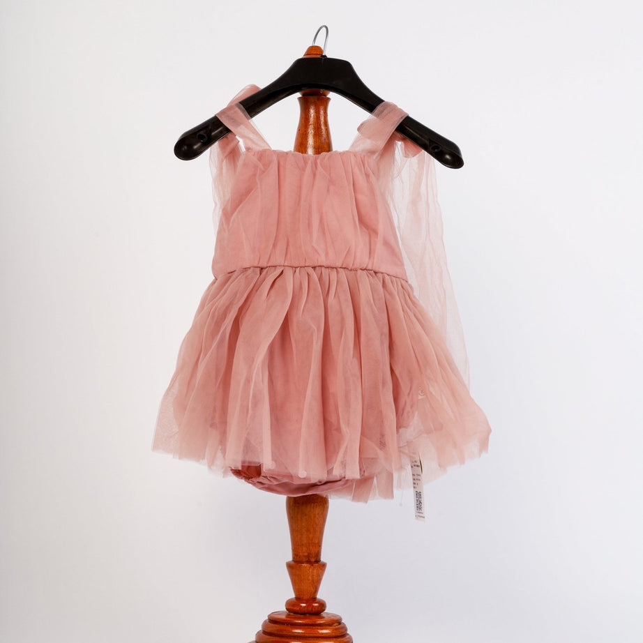 Blush Fairy Tulle Dress – Baby Girl Dress for Photoshoot - Tiny Prop Store