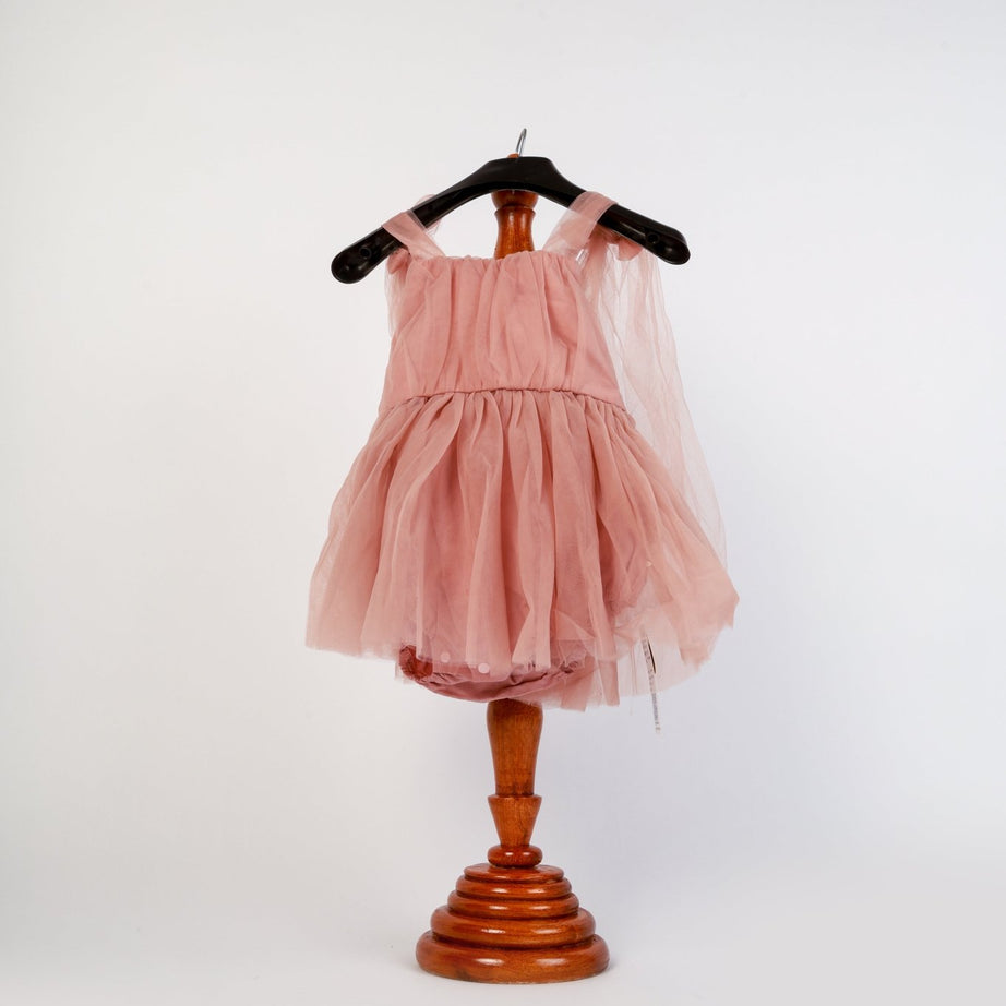 Blush Fairy Tulle Dress – Baby Girl Dress for Photoshoot - Tiny Prop Store