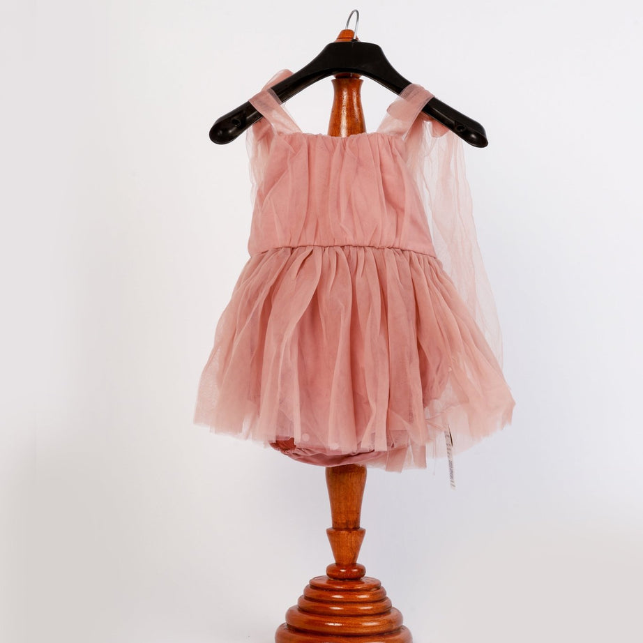 Blush Fairy Tulle Dress – Baby Girl Dress for Photoshoot - Tiny Prop Store