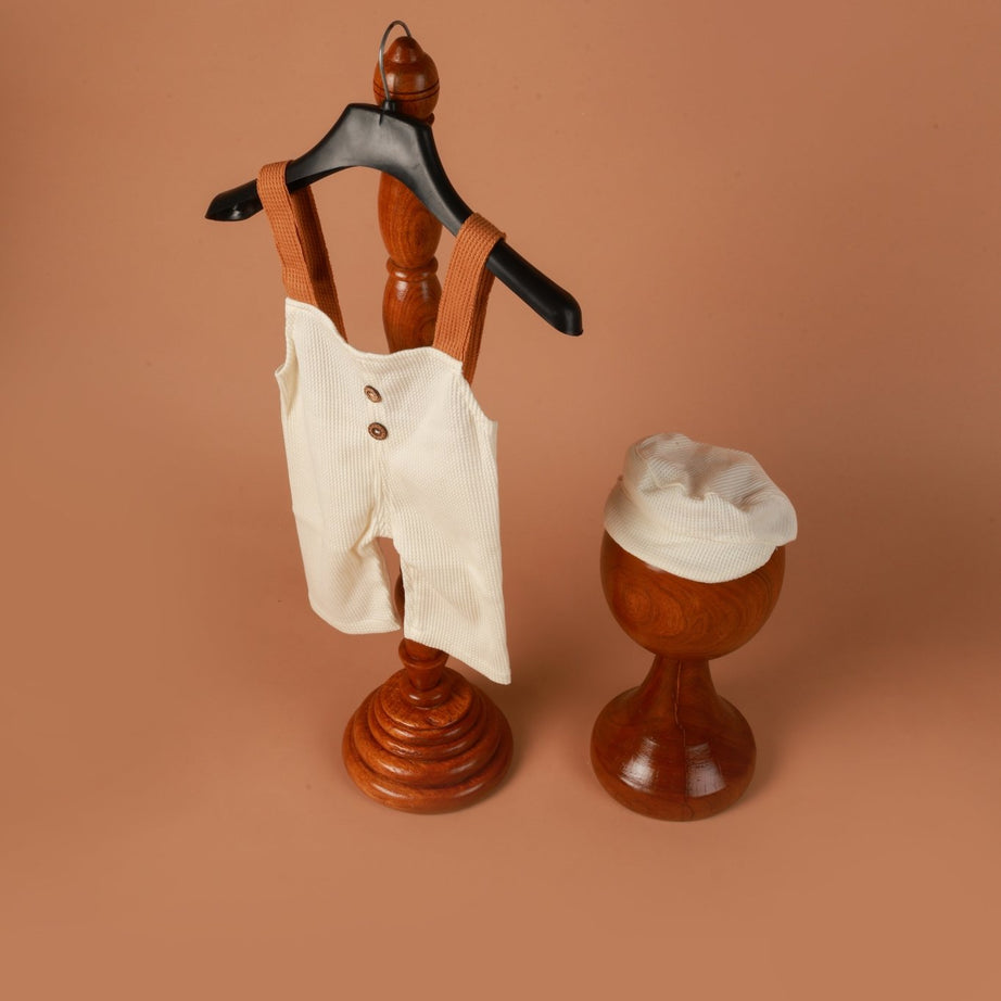 Classic Baby Jumpsuit – Handmade Newborn & Sitter Outfit | Photoshoot Dress for Baby Boy - Tiny Prop Store