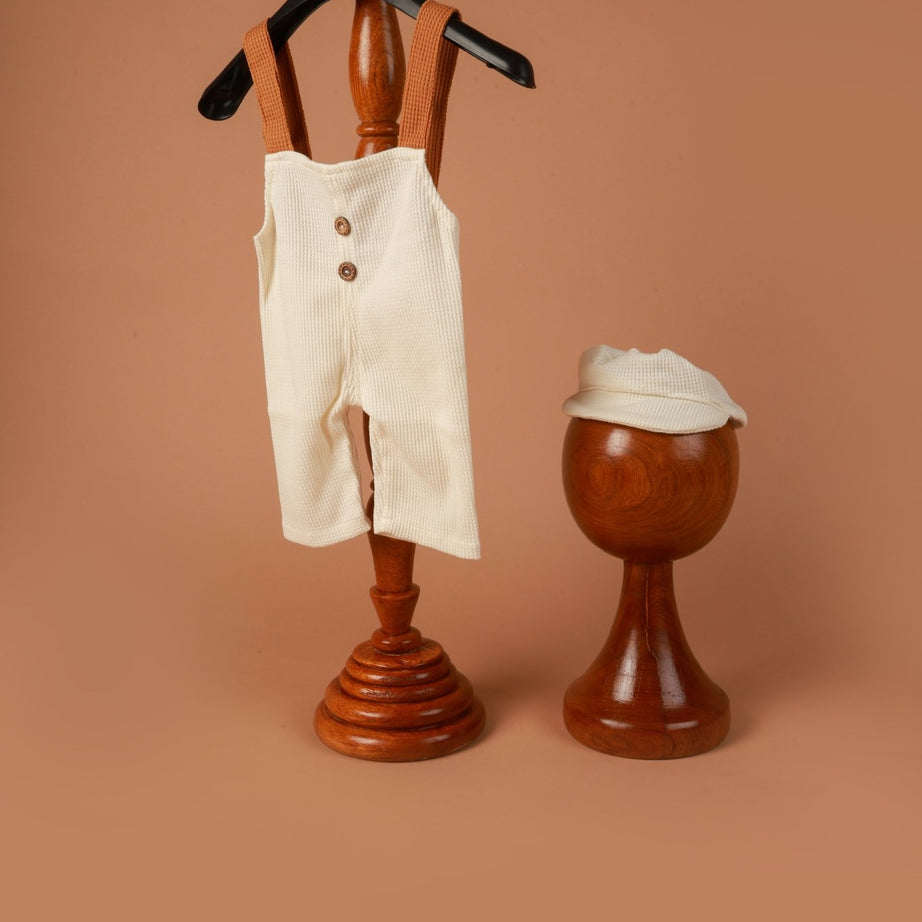 Classic Baby Jumpsuit – Handmade Newborn & Sitter Outfit | Photoshoot Dress for Baby Boy - Tiny Prop Store