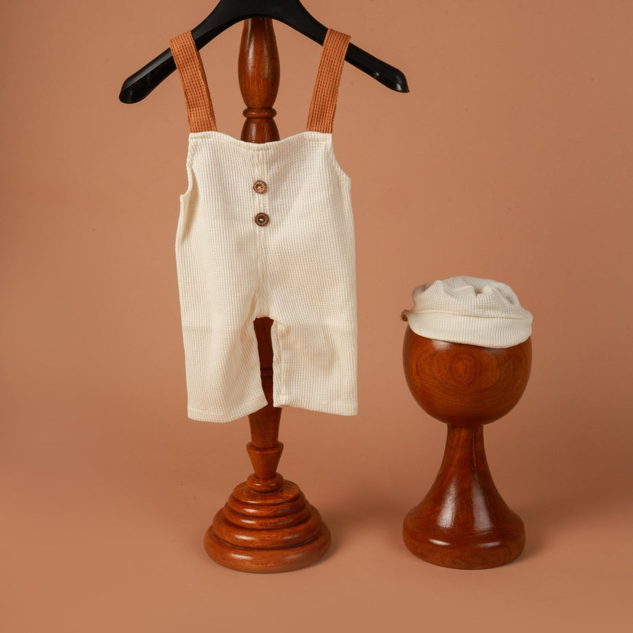 Classic Baby Jumpsuit – Handmade Newborn & Sitter Outfit | Photoshoot Dress for Baby Boy - Tiny Prop Store