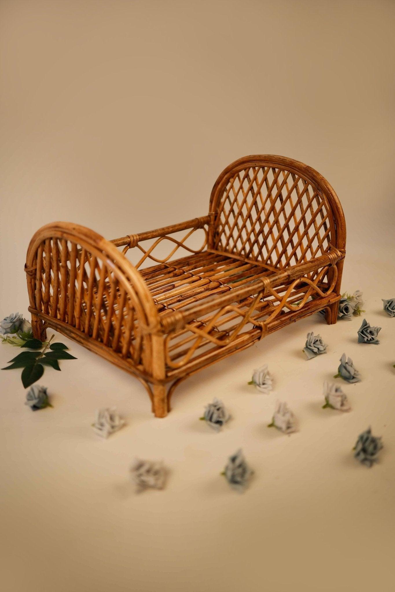 Handcrafted Baby Photography Bed , Photography Prop Bed - Tiny Prop Store