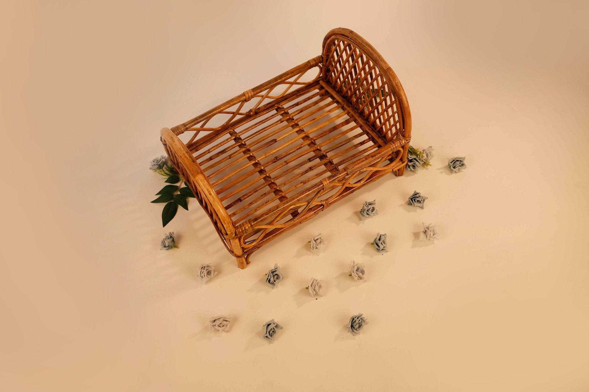 Handcrafted Baby Photography Bed , Photography Prop Bed - Tiny Prop Store