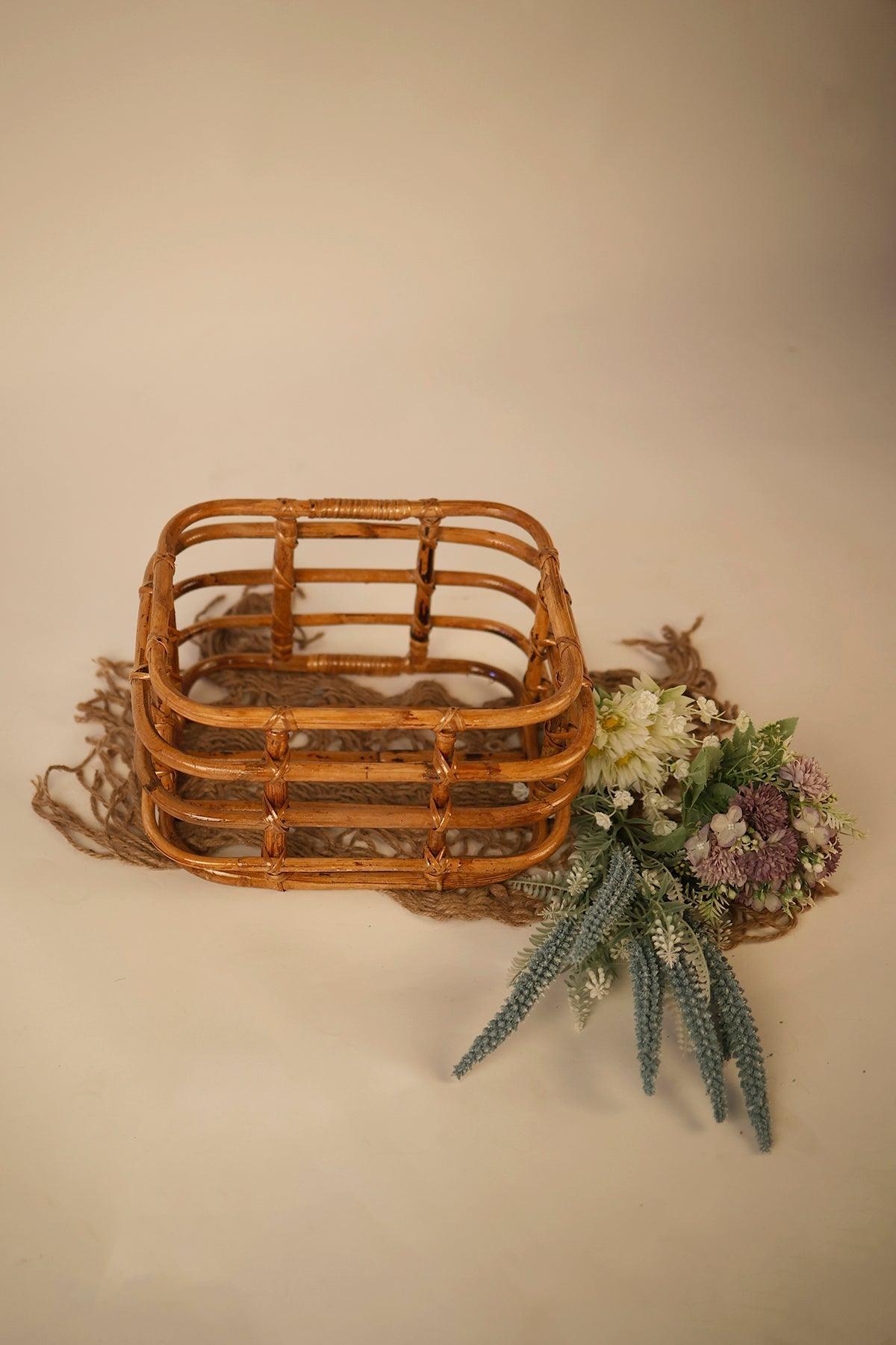 Newborn Baby Bamboo Posing Basket - Tiny Prop Store