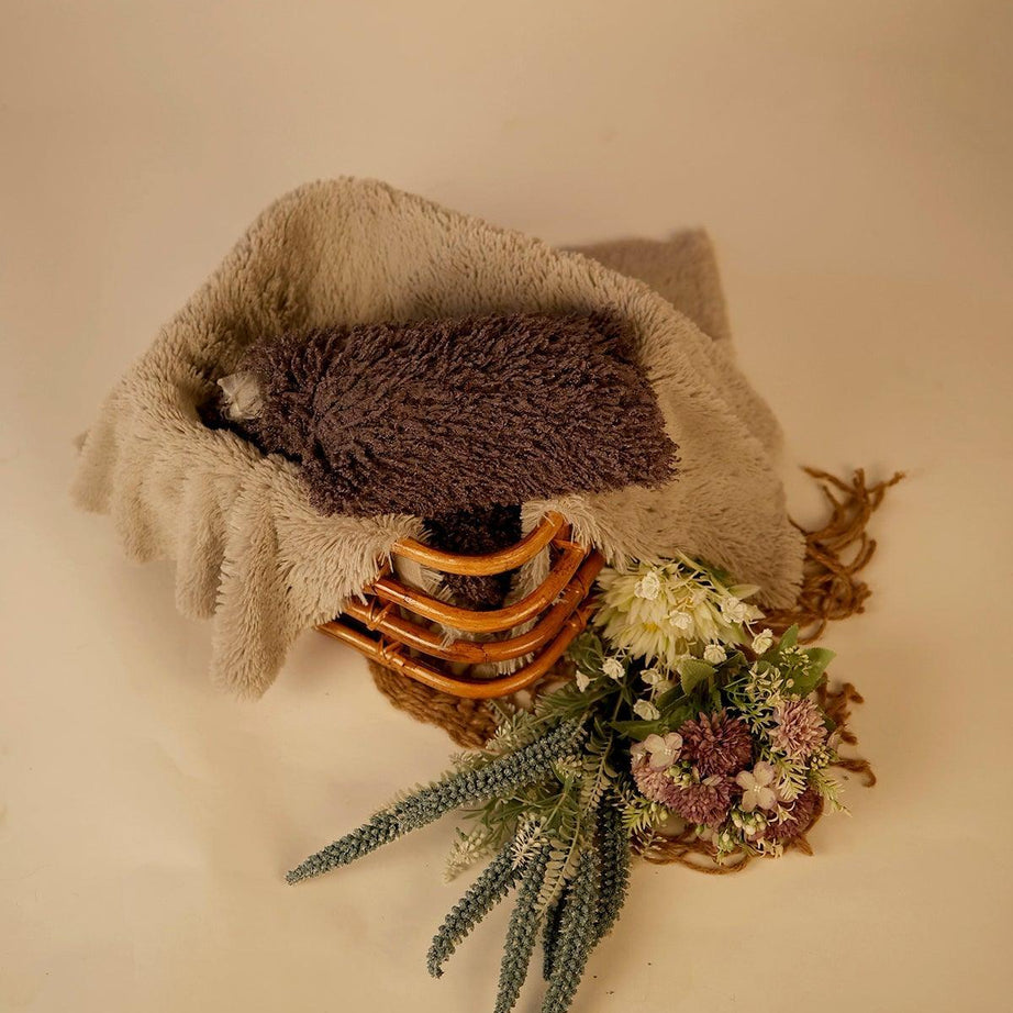 Newborn Baby Bamboo Posing Basket - Tiny Prop Store