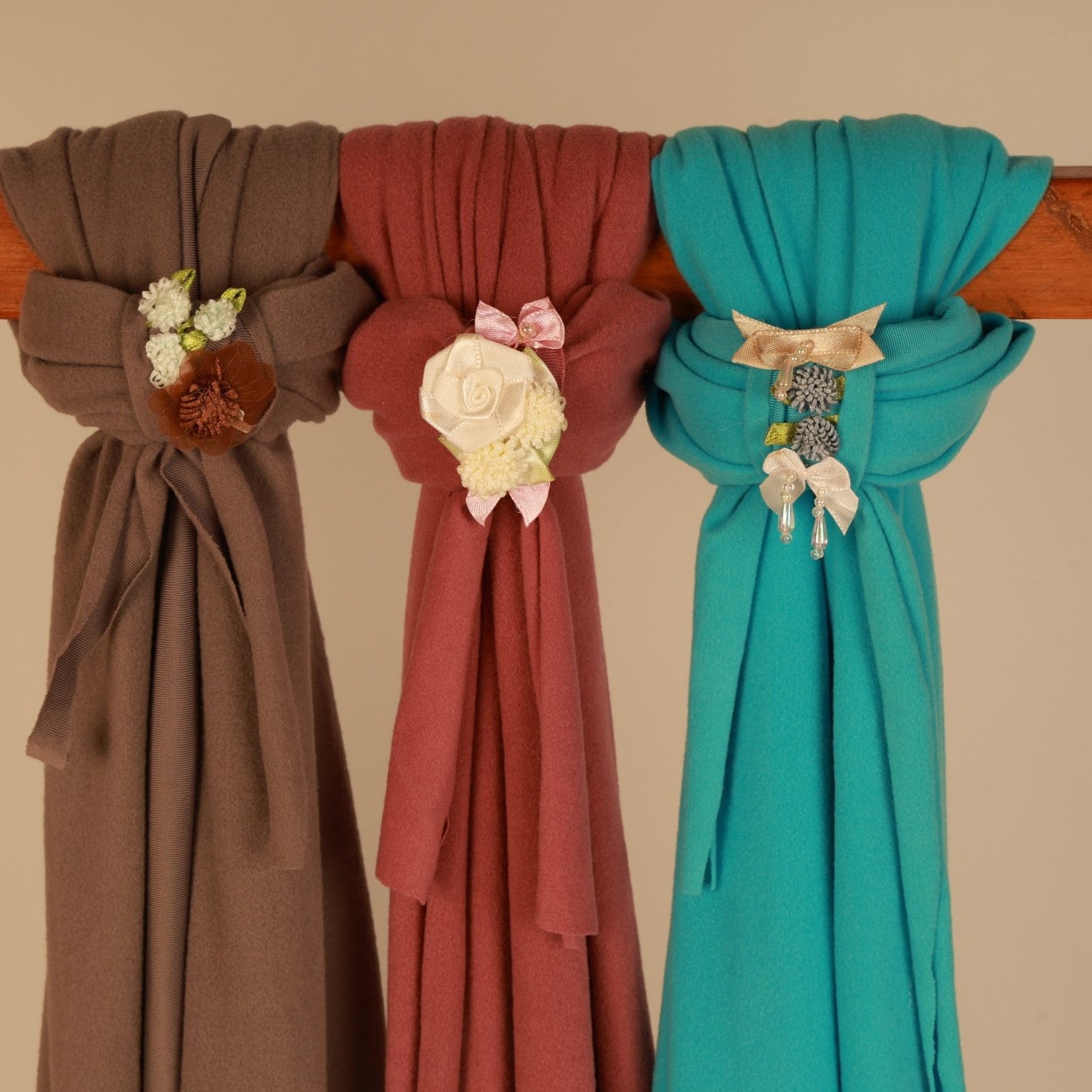 Newborn Photography Wraps - Soft Baby Wrap Set for Photoshoot - Handmade Stretchy Swaddle Wraps with Floral Headband - Tiny Prop Store