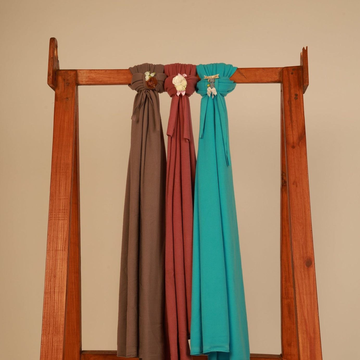 Newborn Photography Wraps - Soft Baby Wrap Set for Photoshoot - Handmade Stretchy Swaddle Wraps with Floral Headband - Tiny Prop Store