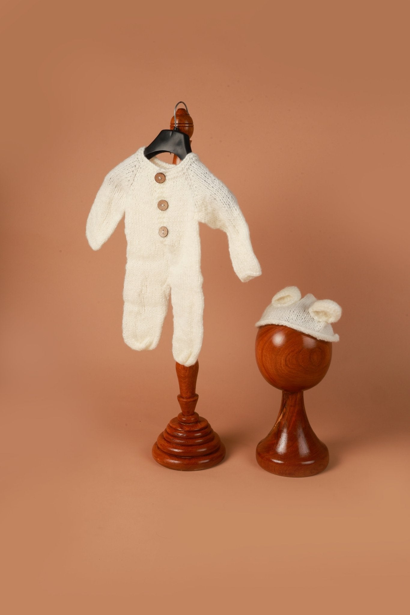 Newborn photoshoot Outfit | White Dress for Newborn Photos - Tiny Prop Store