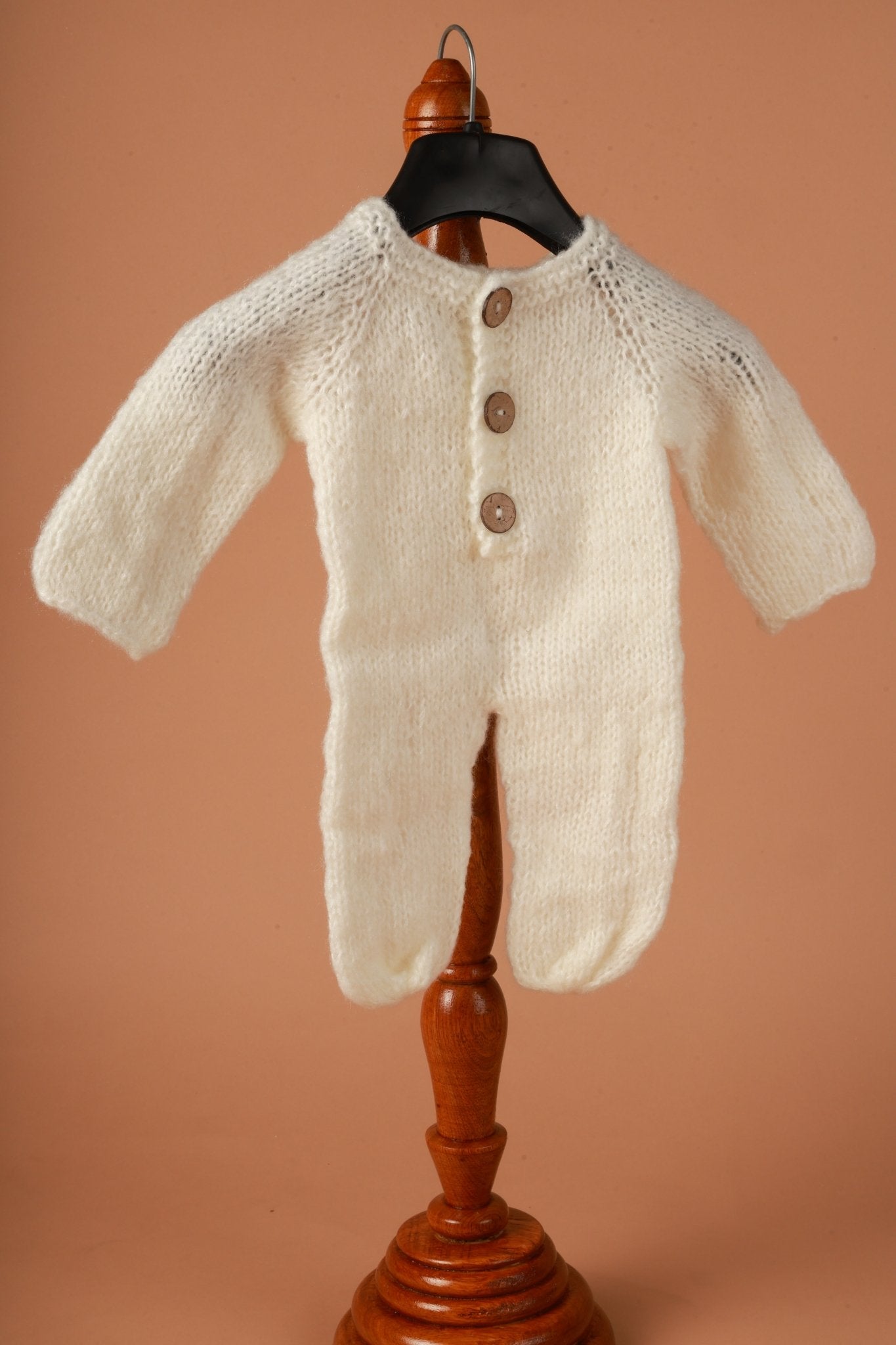 Newborn photoshoot Outfit | White Dress for Newborn Photos - Tiny Prop Store