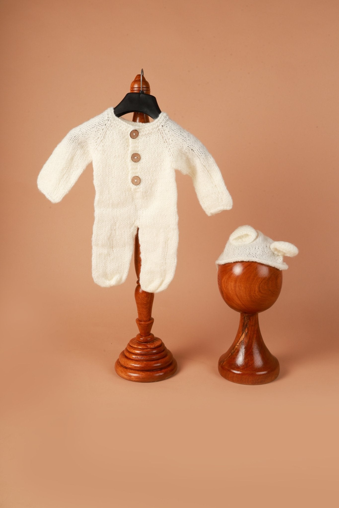 Newborn photoshoot Outfit | White Dress for Newborn Photos - Tiny Prop Store