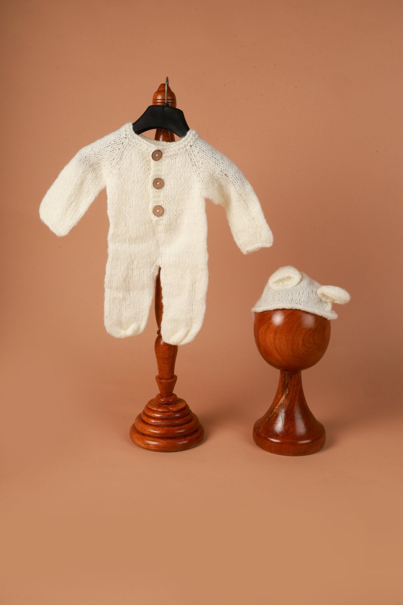 Newborn photoshoot Outfit | White Dress for Newborn Photos - Tiny Prop Store