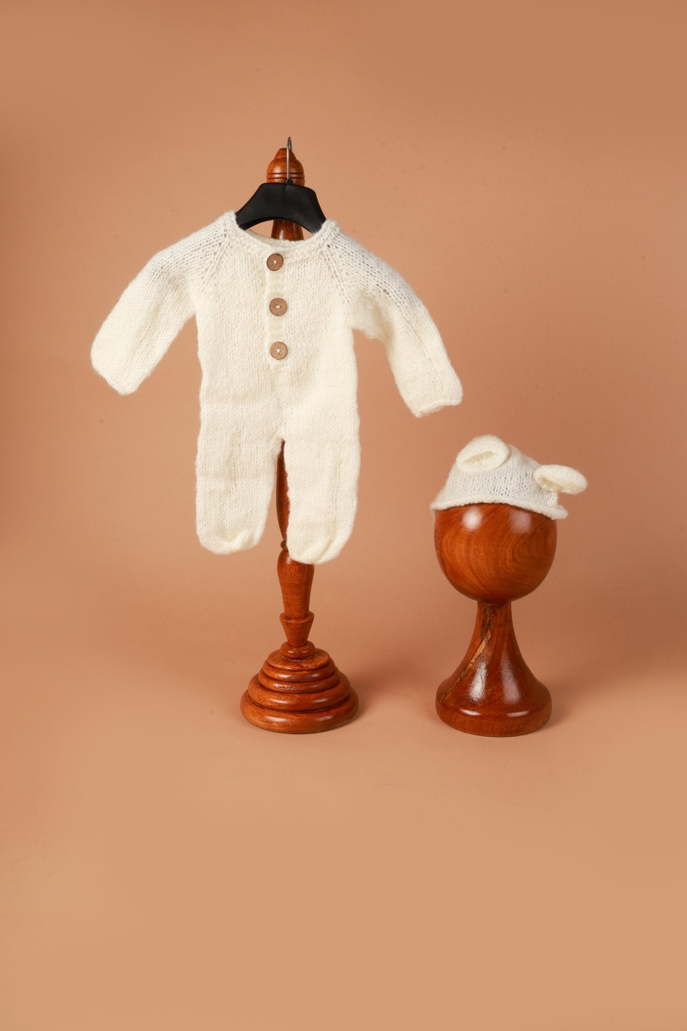 Newborn photoshoot Outfit | White Dress for Newborn Photos - Tiny Prop Store