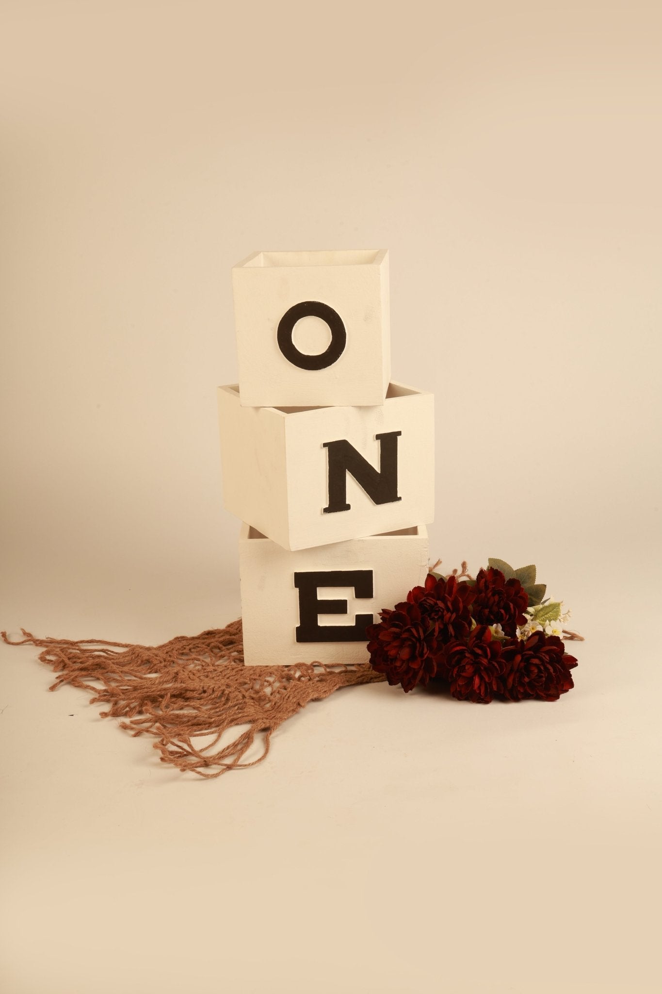 ONE Blocks - First Birthday Photography Prop - Tiny Prop Store