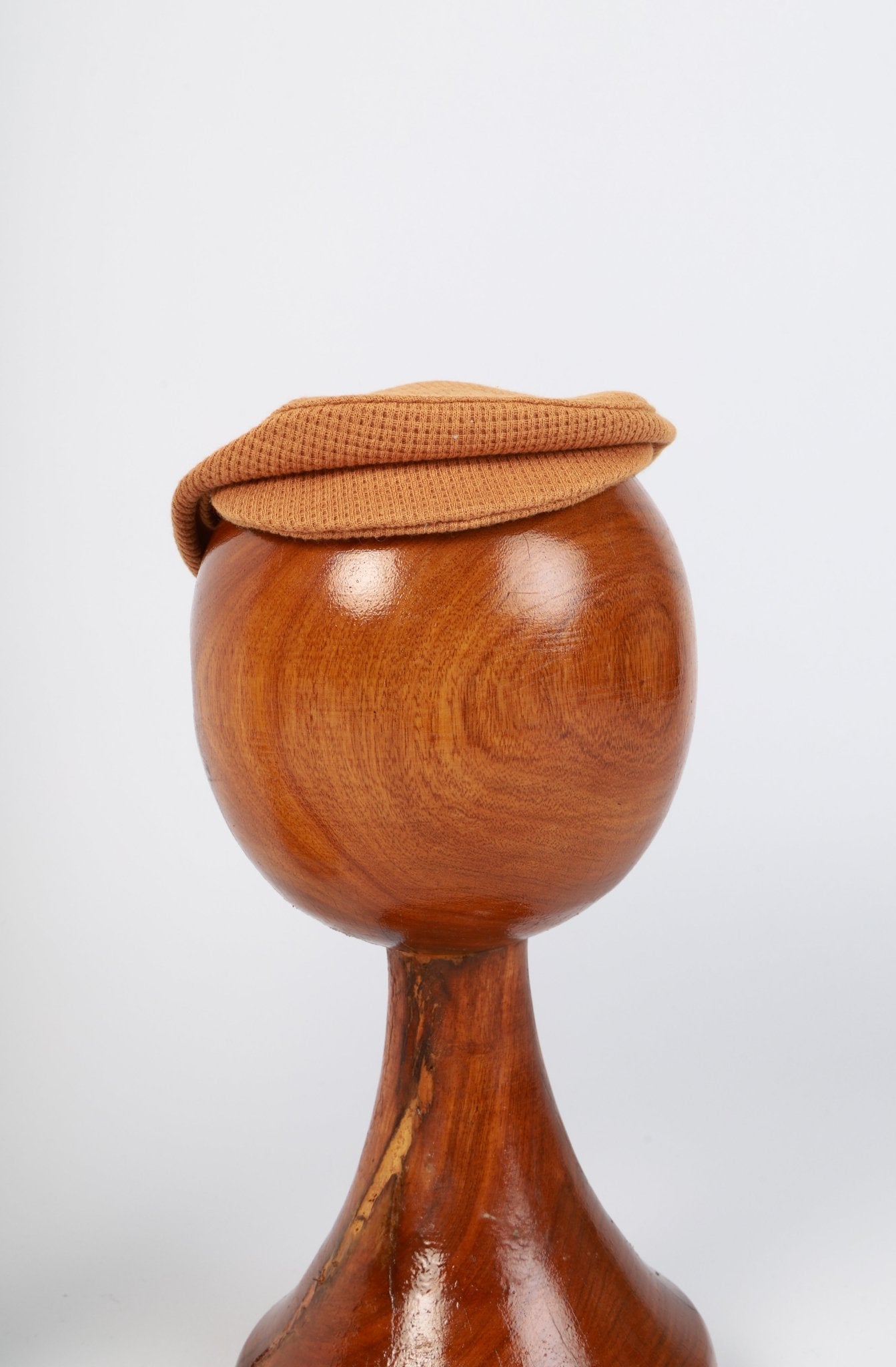 Rust Brown Newborn Photography Outfit – Baby Romper & Cap Set for 3 - 6 Months, Handmade Prop for Baby Photoshoots - Tiny Prop Store