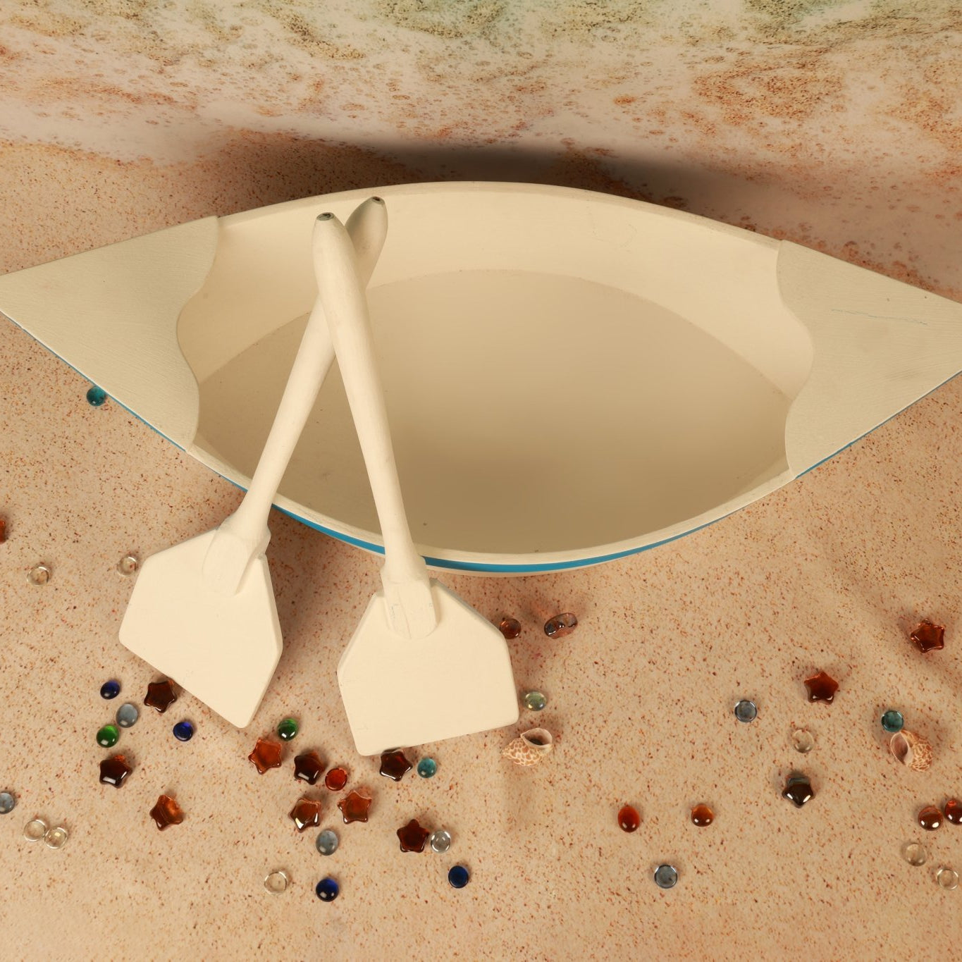 white boat photography prop for newborn and kids photo shoot - Tiny Prop Store