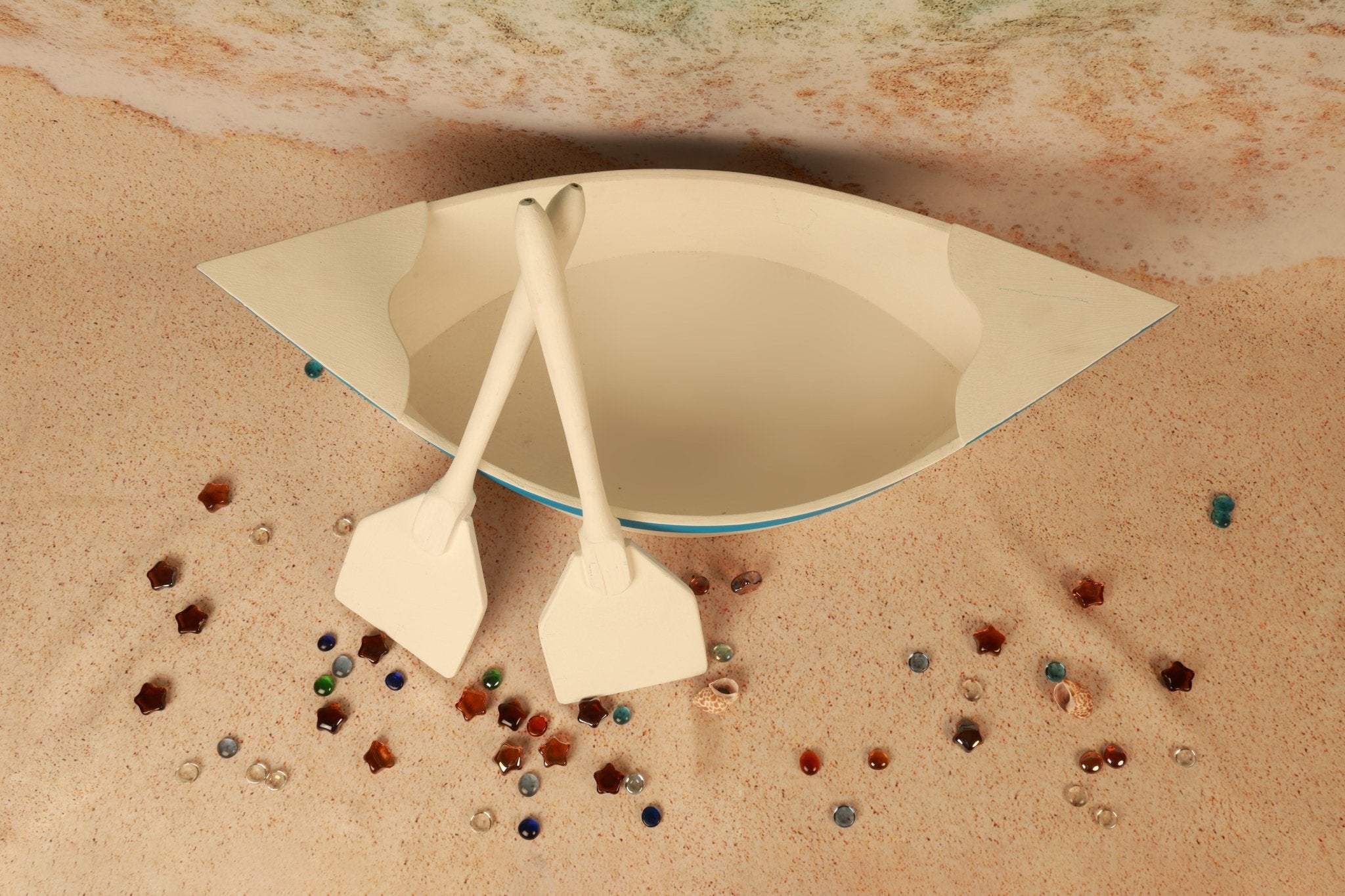 white boat photography prop for newborn and kids photo shoot - Tiny Prop Store