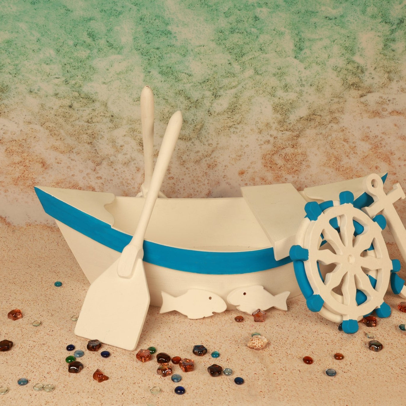 white boat photography prop for newborn and kids photo shoot - Tiny Prop Store
