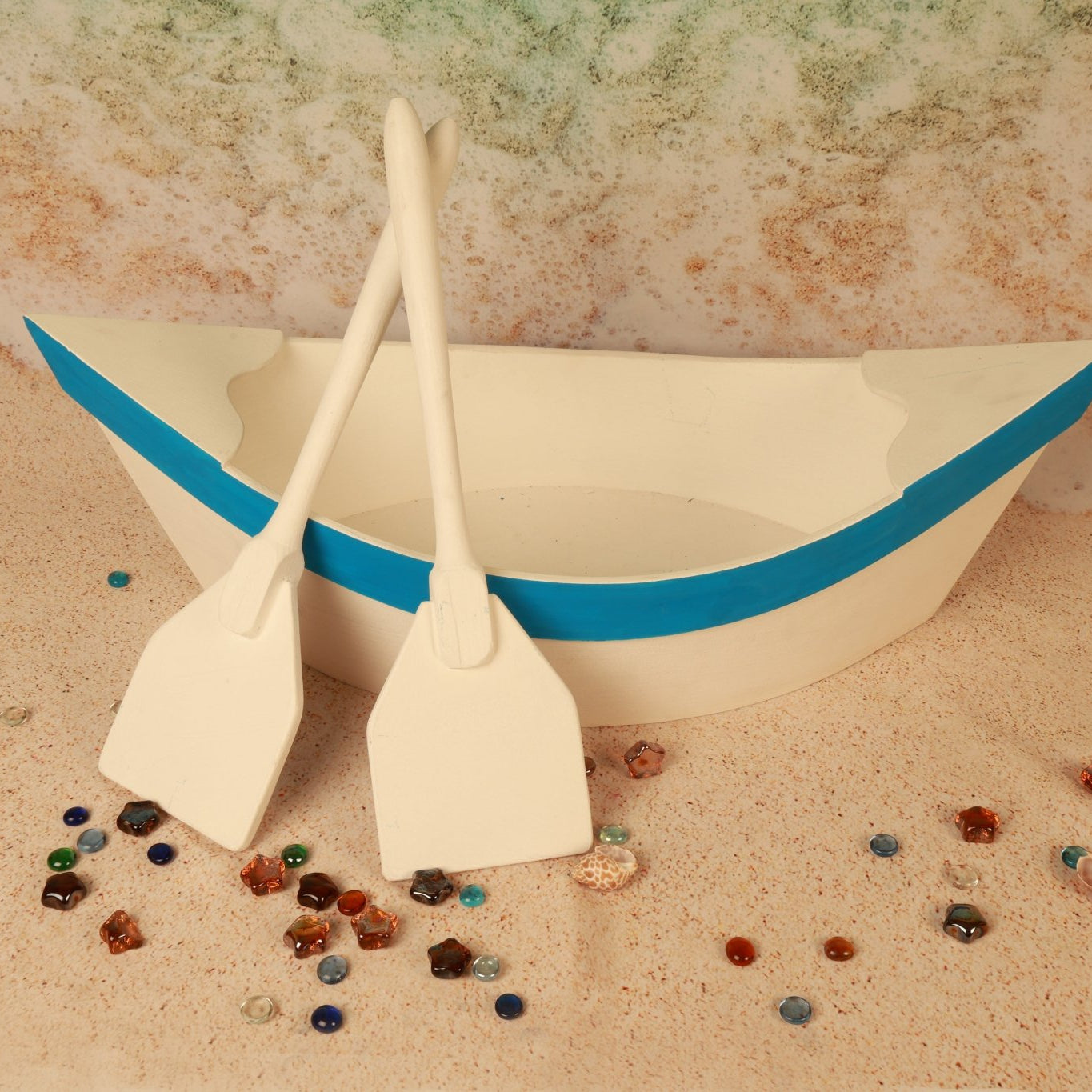 white boat photography prop for newborn and kids photo shoot - Tiny Prop Store