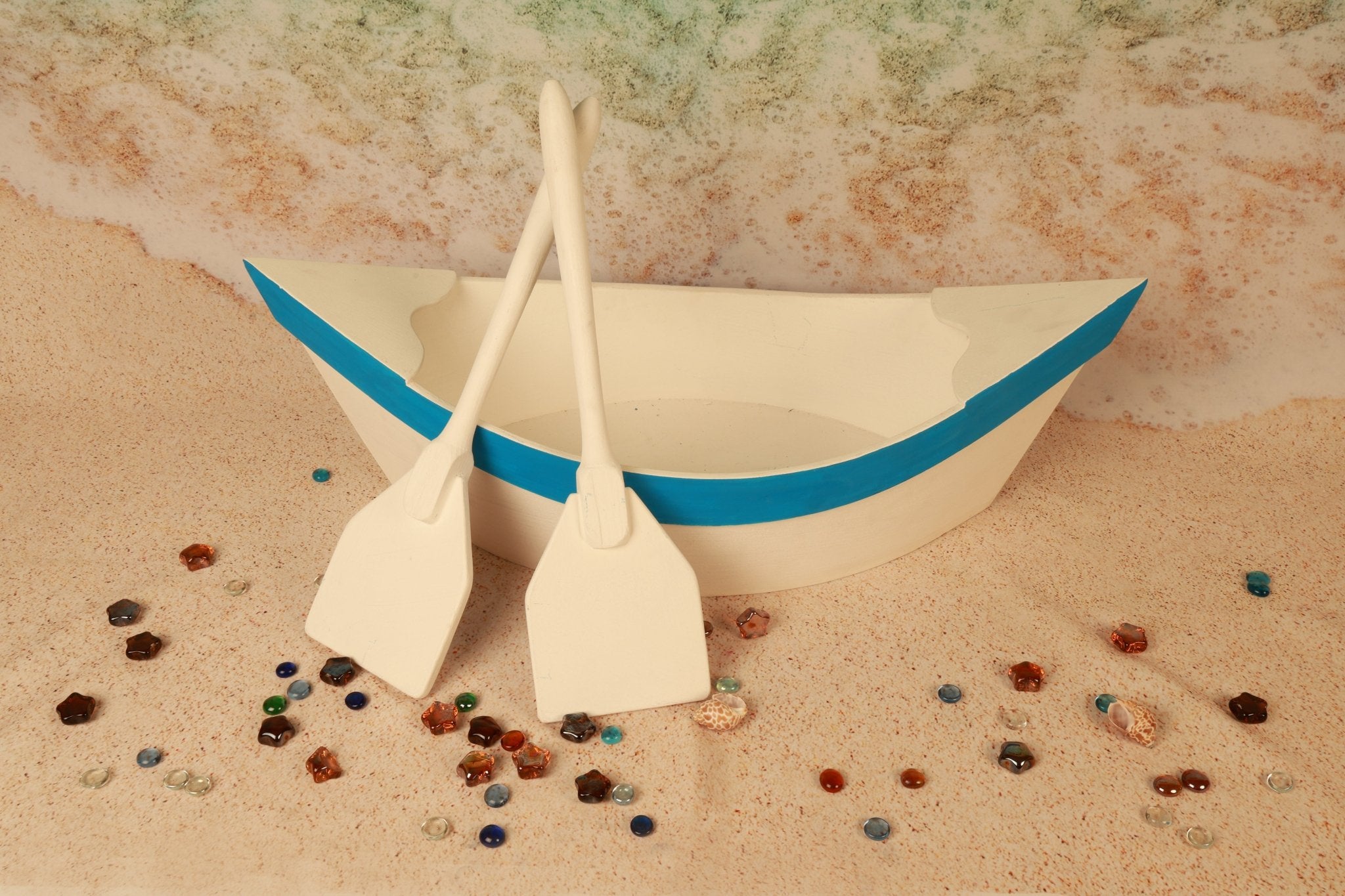 white boat photography prop for newborn and kids photo shoot - Tiny Prop Store