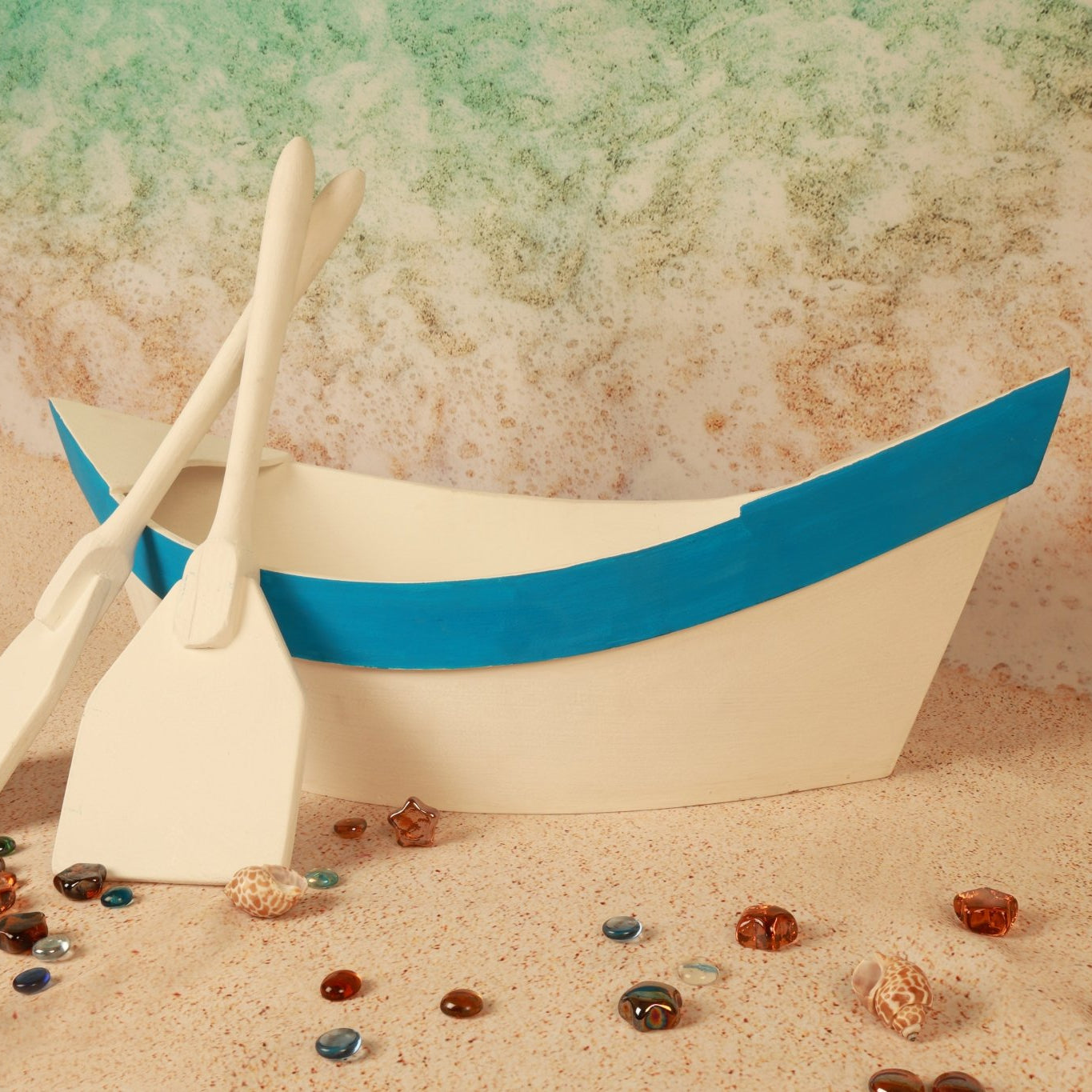 white boat photography prop for newborn and kids photo shoot - Tiny Prop Store