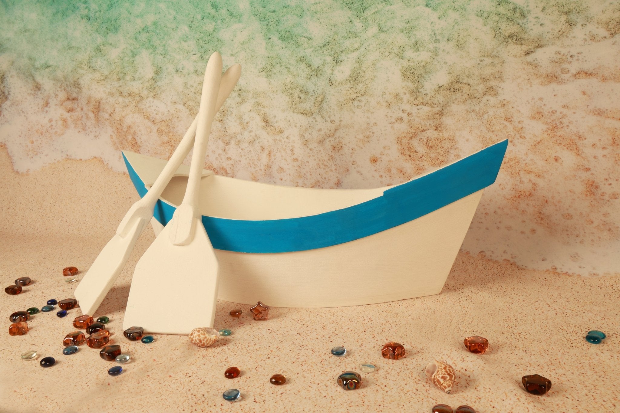 white boat photography prop for newborn and kids photo shoot - Tiny Prop Store